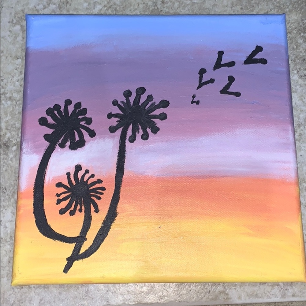 Painted wall art